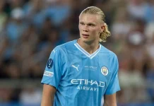 Manchester City – Bayer Leverkusen skrót meczu. Najciekawsze momenty i bramki (25.11.2025) Manchester City - Erling Haaland 1
