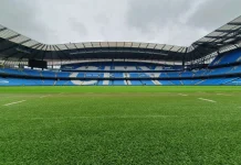 Manchester City – Bayer Leverkusen w liczbach. Statystyki ze spotkania (25.11.2025) Manchester City - stadion Etihad Stadium 5