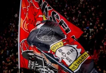 Oceny po meczu Bayer Leverkusen – FSV Mainz. Sprawdź kto najlepiej zagrał! (28.02.2026) Bayer Leverkusen - kibice 2